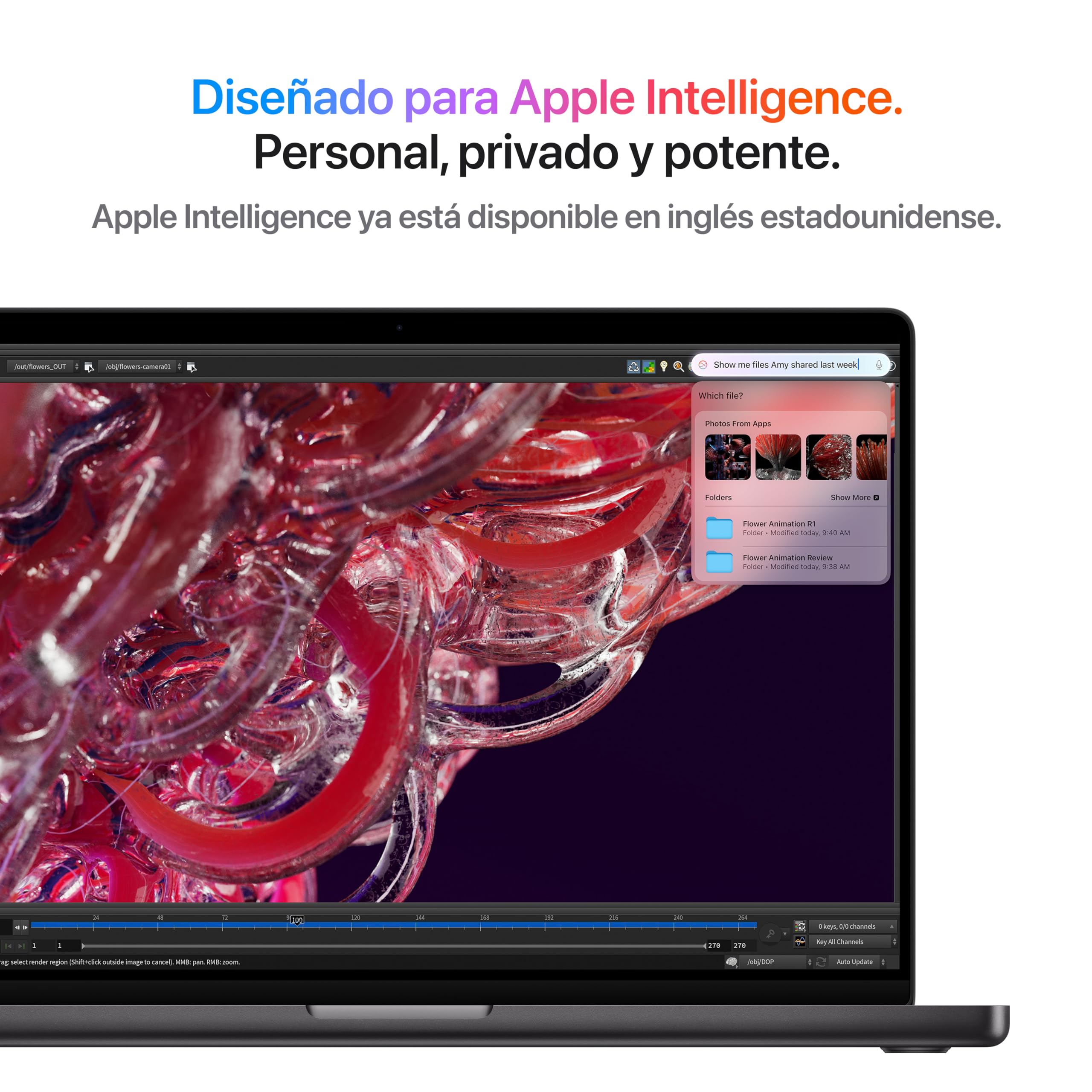 Apple MacBook Pro portátil con Chip M4 MAX, CPU 14 núcleos, GPU 32 núcleos: diseñado para Apple Intelligence, Pantalla Liquid Retina XDR 16,2″, 36 GB Memoria unificada, 1 TB de SSD, Negro Espacial
