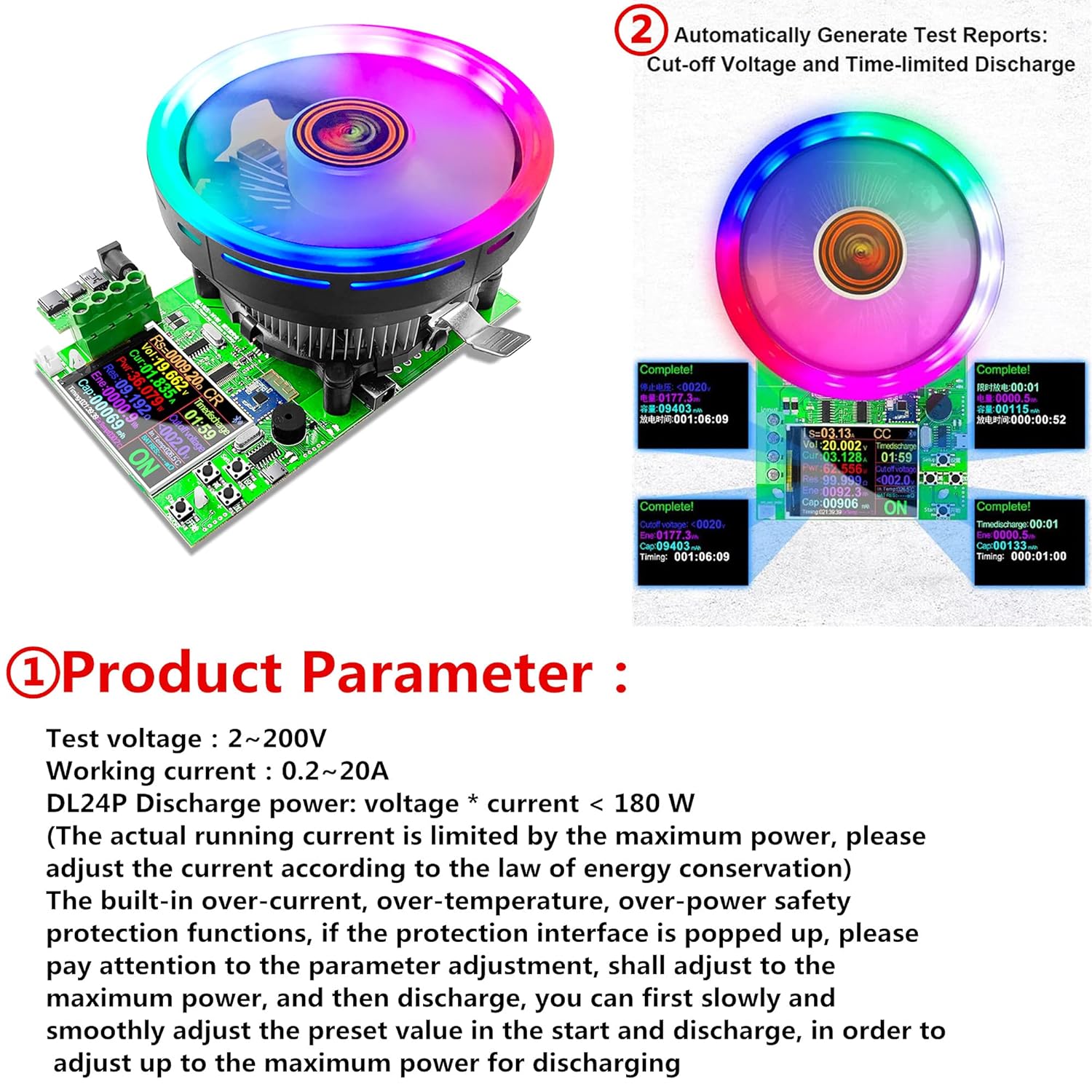 Diagram illustrating 2-wire and 4-wire battery connection for internal resistance detection