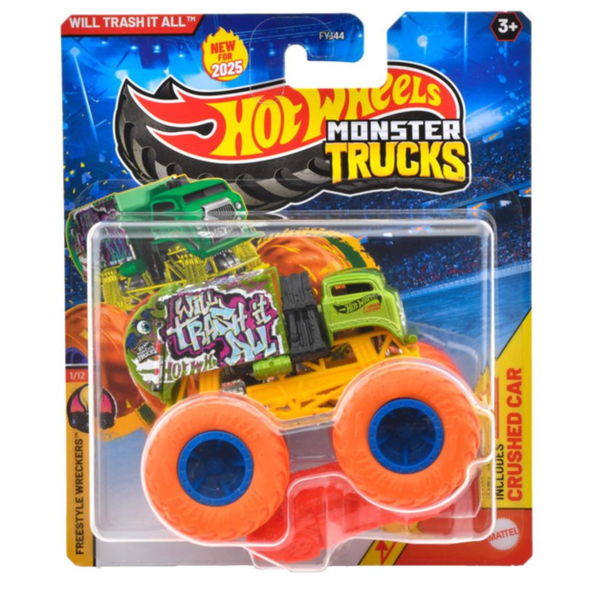 Hot Wheels Monster Trucks - (Will Trash It All - JCF04) โ image 1