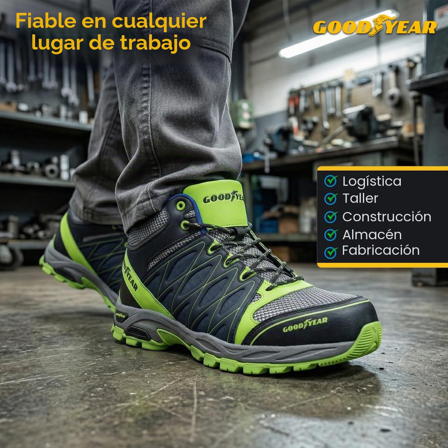 Goodyear gybt1533 Multi S1P SRA botas de seguridad, multicolor, talla 45