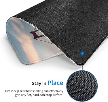 Mouse Pad with Non-Slip Rubber Base Golden Gate Bridge Mouse Mat with Stitched Edge 7 x 8.6 in Gaming Mousepad for Wireless Mouse Computer Laptop Home Office Desk Pad