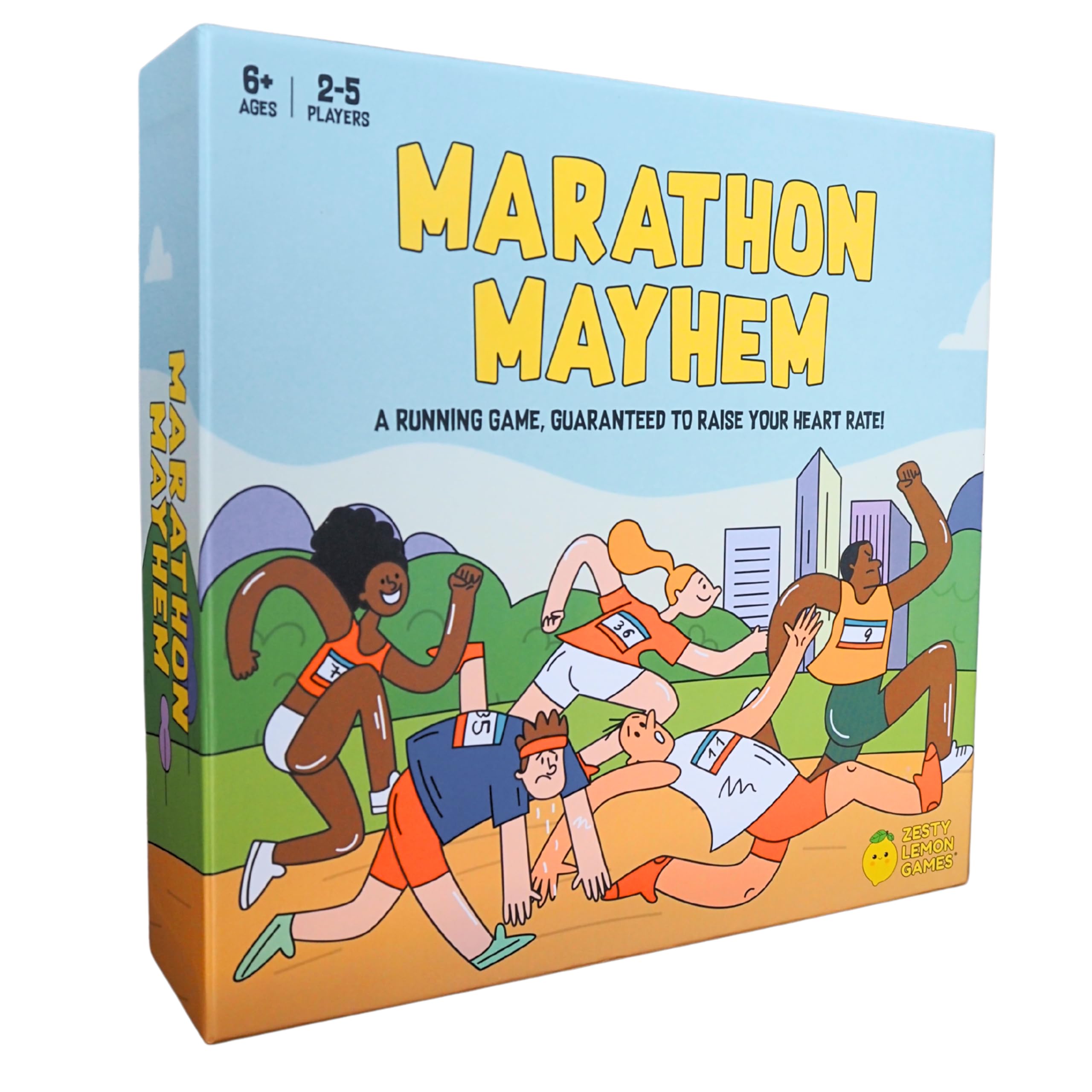 Marathon Mayhem: The Ultimate Running Board Game for 2-5 Players