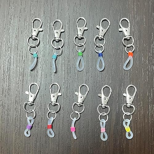 Miniatura 8 de spansee 10 clips para bolígrafo, convertidor de bolígrafo, clip para bolígrafo, clips para carrete de insignia, clips para bolígrafo con cierre de