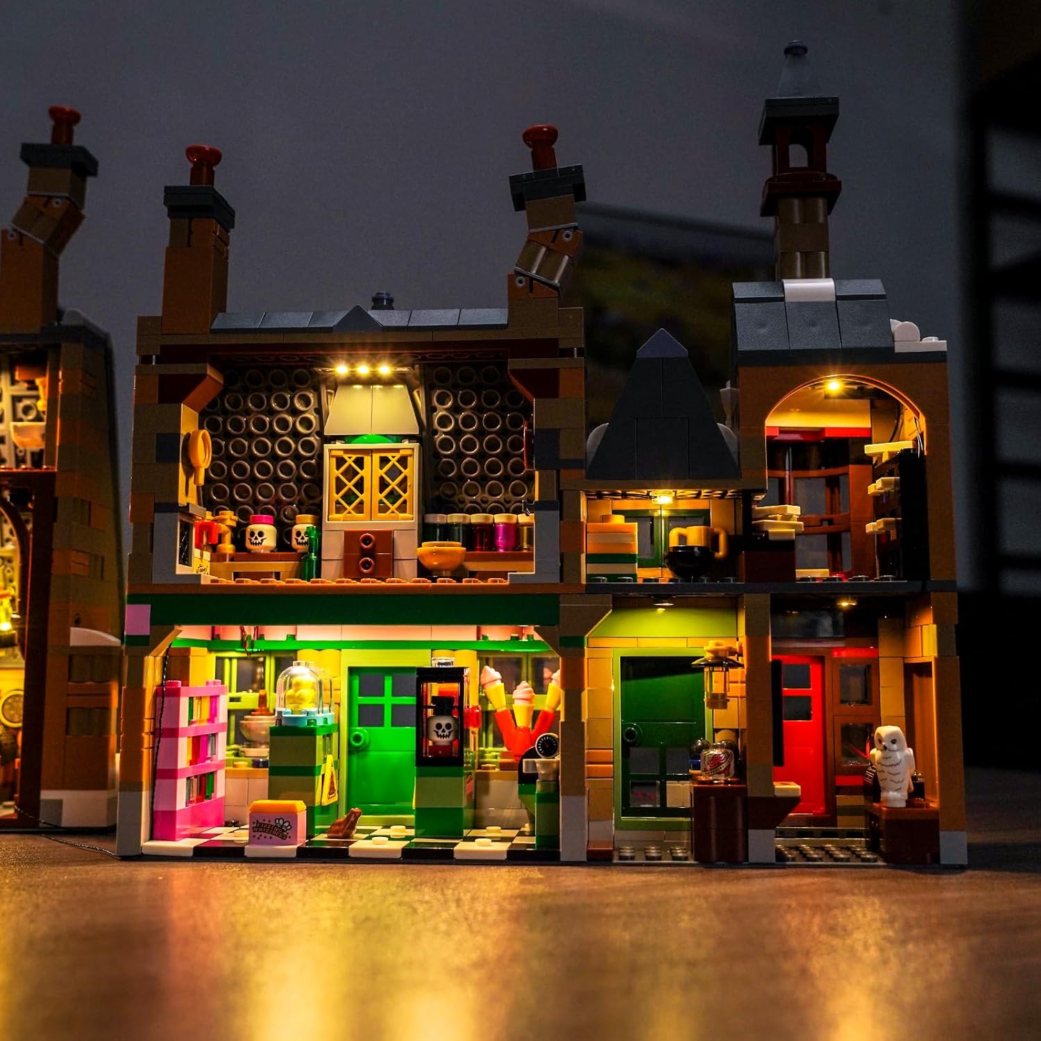 Upgraded Led Light Kit Compatible with Lego Hogsmeade Village – Collectors' Edition Building Set, Lights Decoration Compatible with Lego 76457, Best Gifts for Adults (Model Not Included)