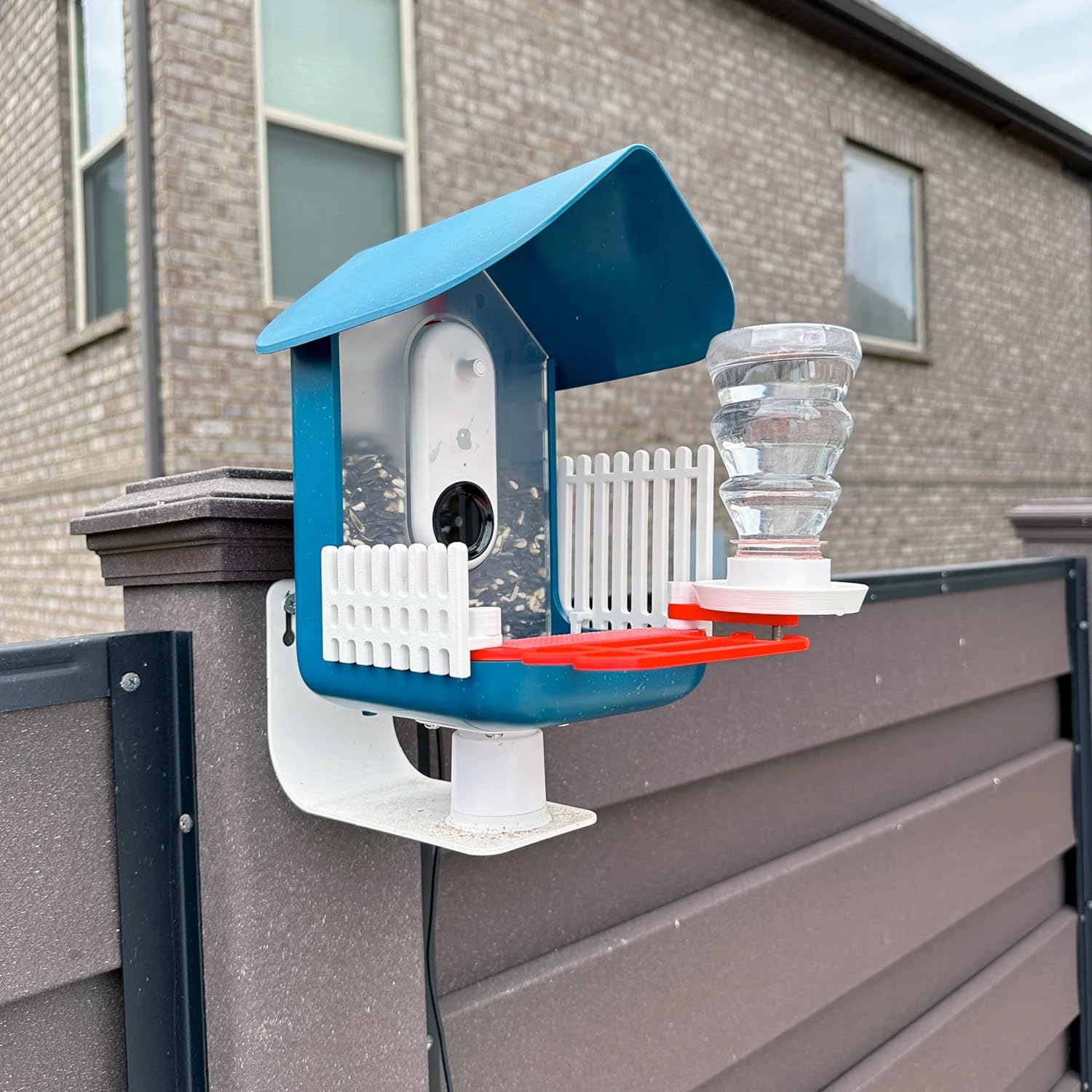 Fence Rails (Pair) for Bird Buddy (Tall, Full Fence)