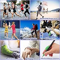 Vista 7 de Paquete de 24 vendajes autoadhesivos, vendajes cohesivos, envoltura autoadhesiva de 1 pulgada x 5 yardas, cinta deportiva elástica transpirable