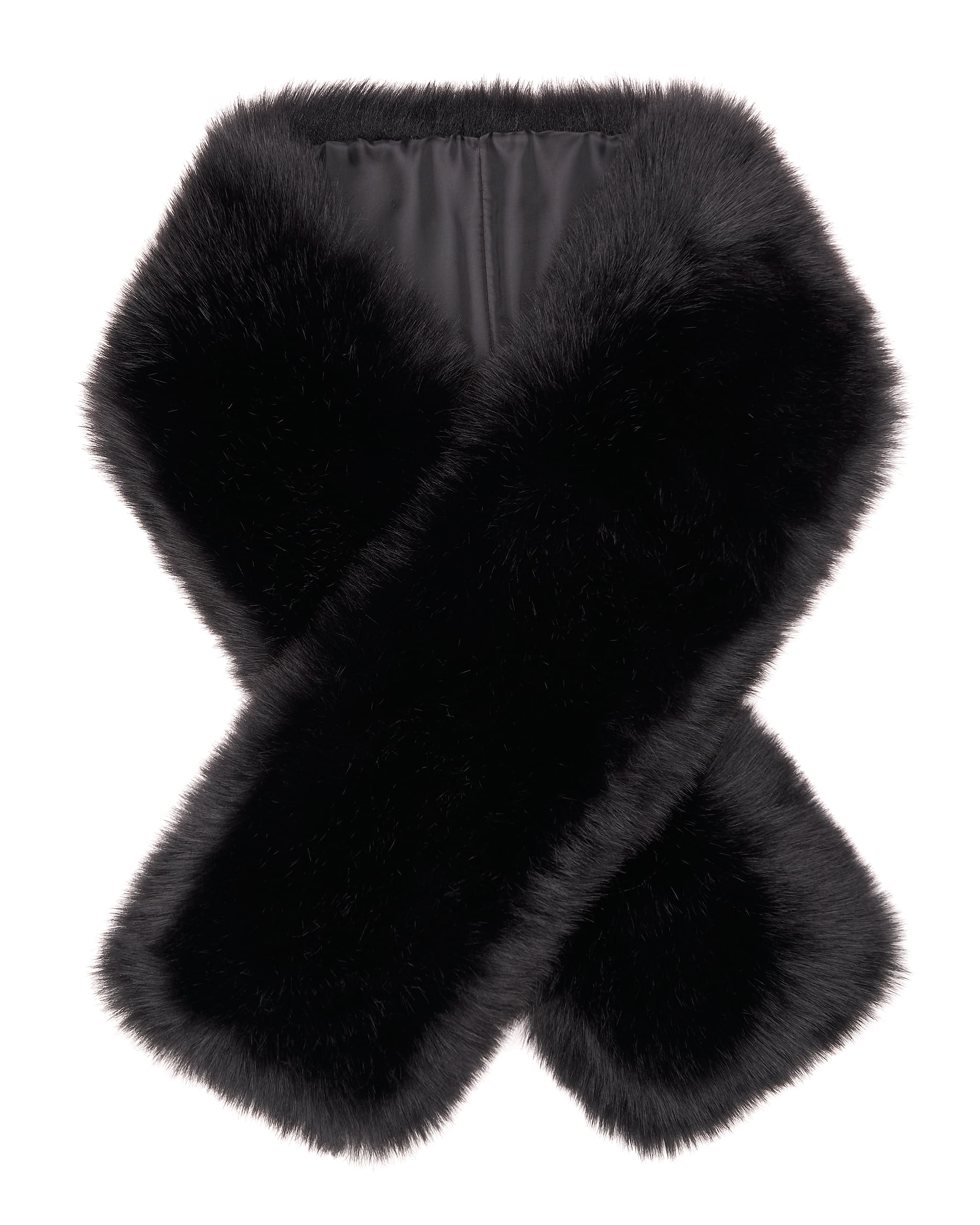 Futrzane Siberian Schal - Fell Schal Damen - Winter Pelzkragen Elegant Pelzschal