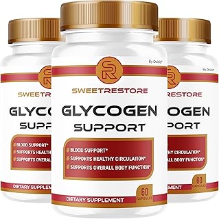 (3 Pack) Sweet Restore Glycogen Support - Official Sweet Restore Capsules Advanced Formula with All Natural Ingredients, SweetRestore Glyco Pills for Wellness & Health, 180 Capsules for 3 Months