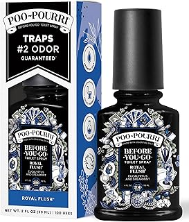 Poo-Pourri Before-You-Go Toilet Spray, Royal Flush, 2 Fl Oz - Eucalyptus and Spearmint