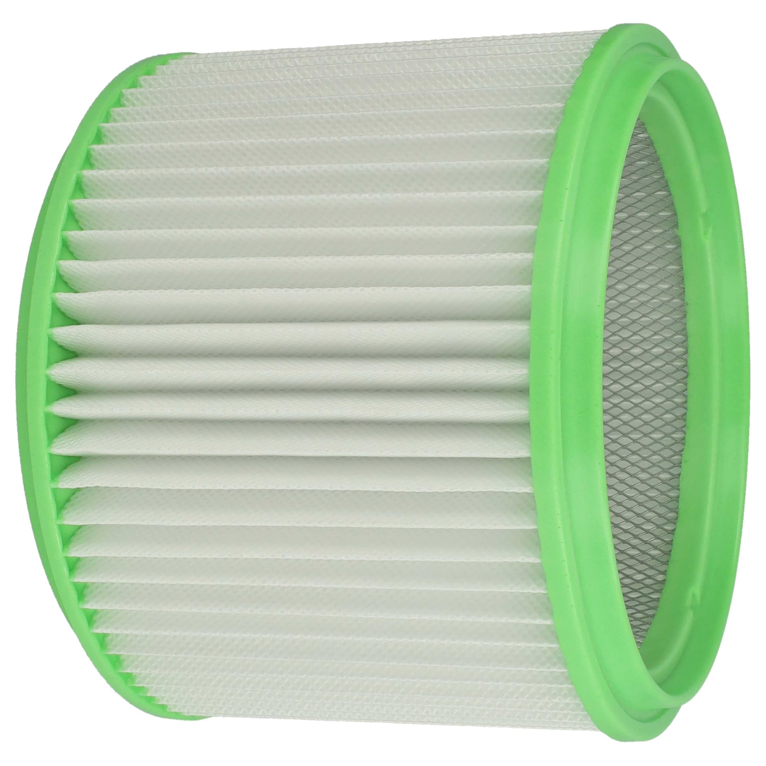 vhbw 8x Filtro plisado compatible con Gisowatt Industrial, Industrial 30X, Igea Ecosystem Cleaner aspiradora - verde blanco