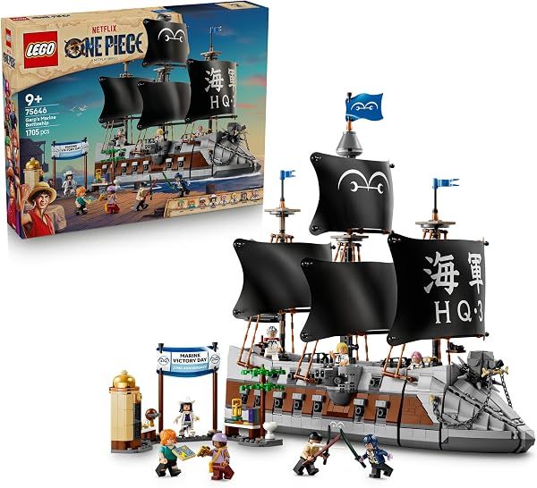 Lego 75646 One Piece General Garp Navy Battleship Toy for Boys and Girls - 1