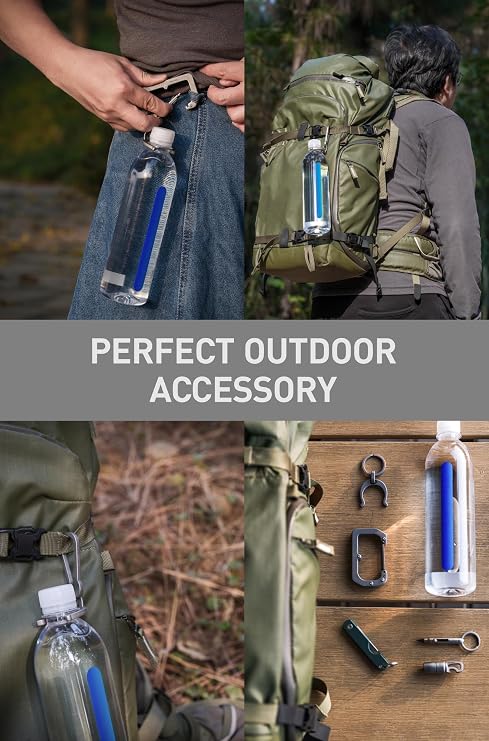 KEEPO LINK Titanium Water Bottle Holder for Everyday Carry, OLT04