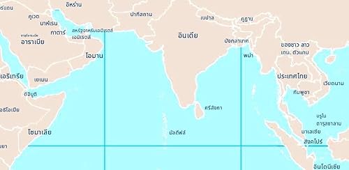 World map in Thai