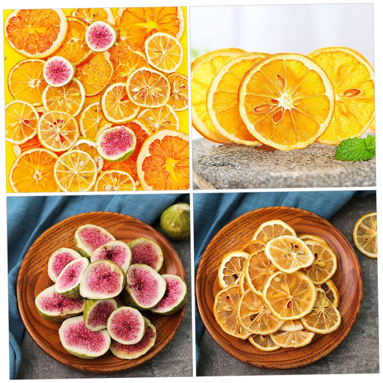 Gatuida Getrocknete Orangenscheiben mit Natürlichem Material zur Kuchendekoration Formstabil und Einfach zu Lagern für Selbstgemacht Obstkränze und Wohnraum Dekoration