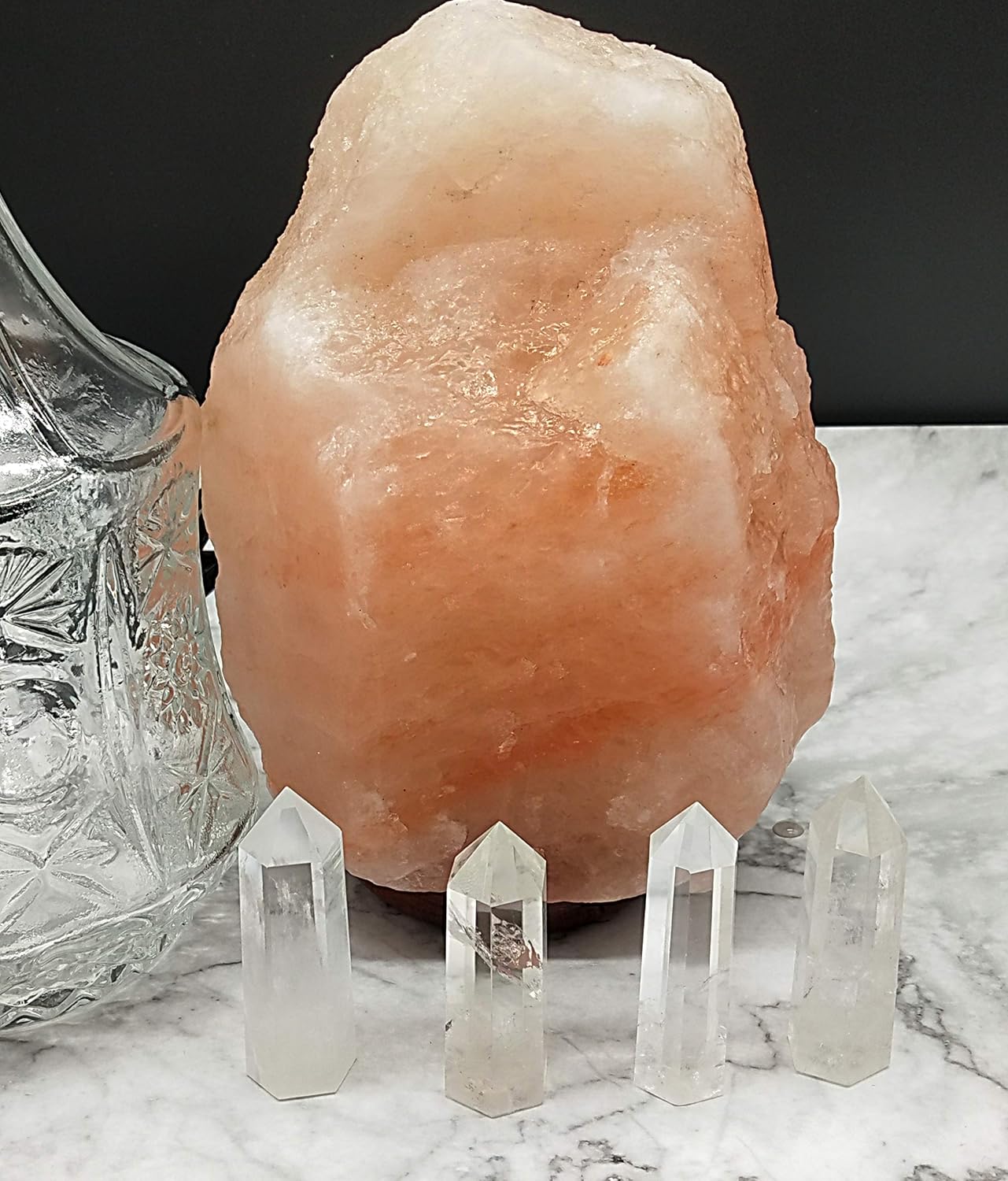 Luckeeper Healing Crystal Wands | 2" Clear Quartz Crystal Wand 6 Faceted Reiki Chakra Meditation Therapy 4 PCS - Image 2