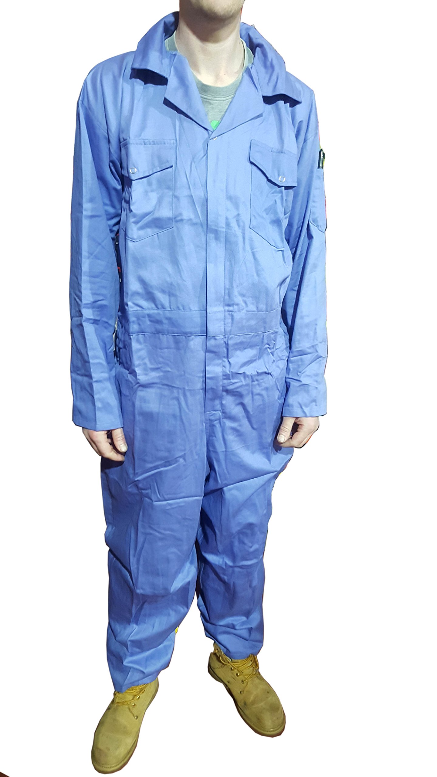 Mens Factory Workers Coveralls Polycotton Boiler Suit For Garage