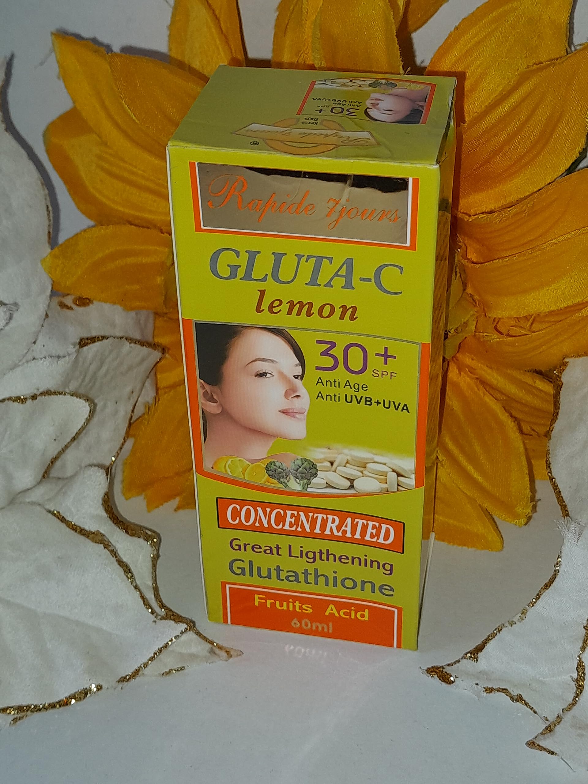 Gluta-C Lemon Concentrated Great Lightening Glutathione Serum - 60ml