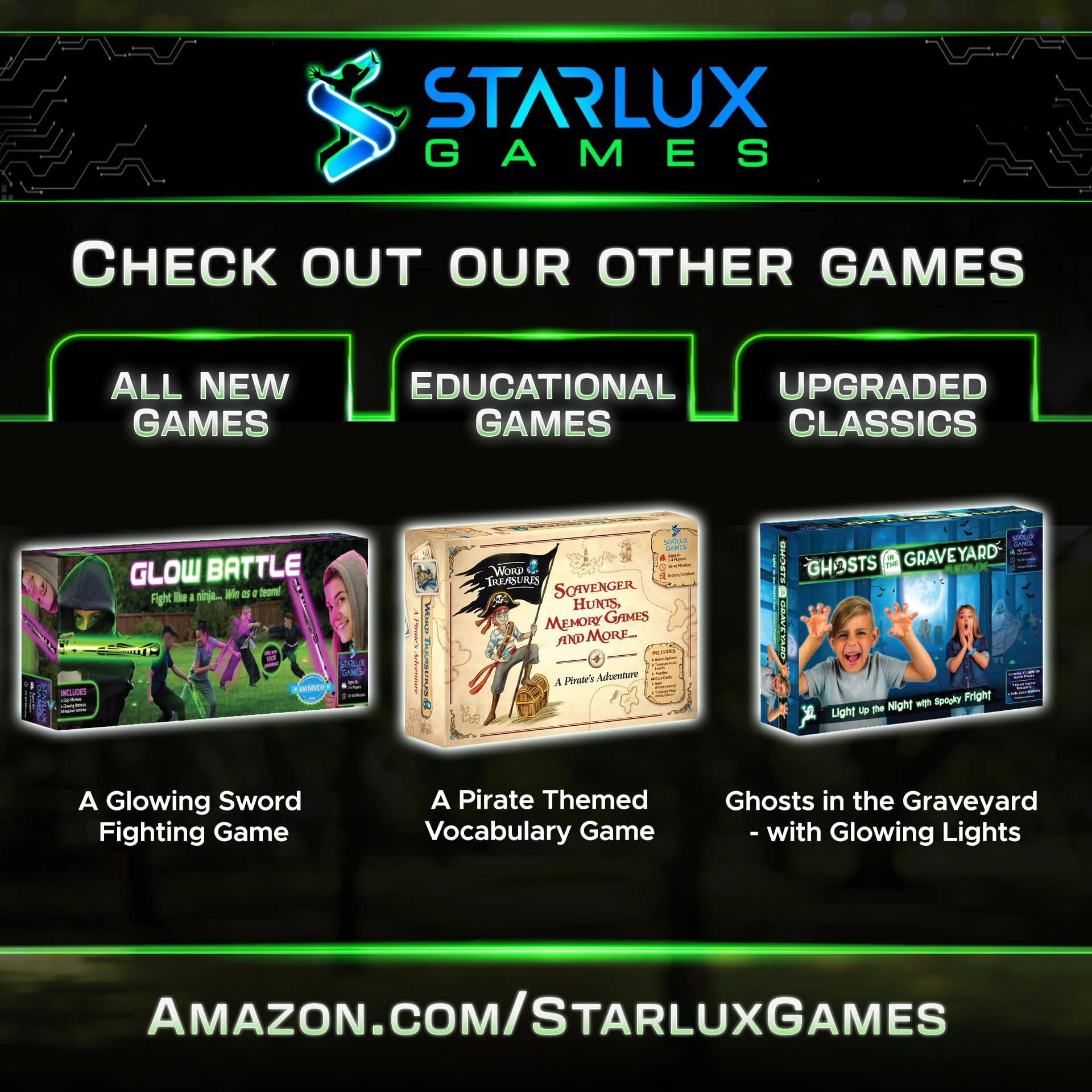 Starlux Games Capture the Flag Outdoor-Spiel für Kinder - Das Original von Redux - Lustige Action - ab 8 Jahre, für Teenager & Jugendliche - für Kindergeburtstag & Party