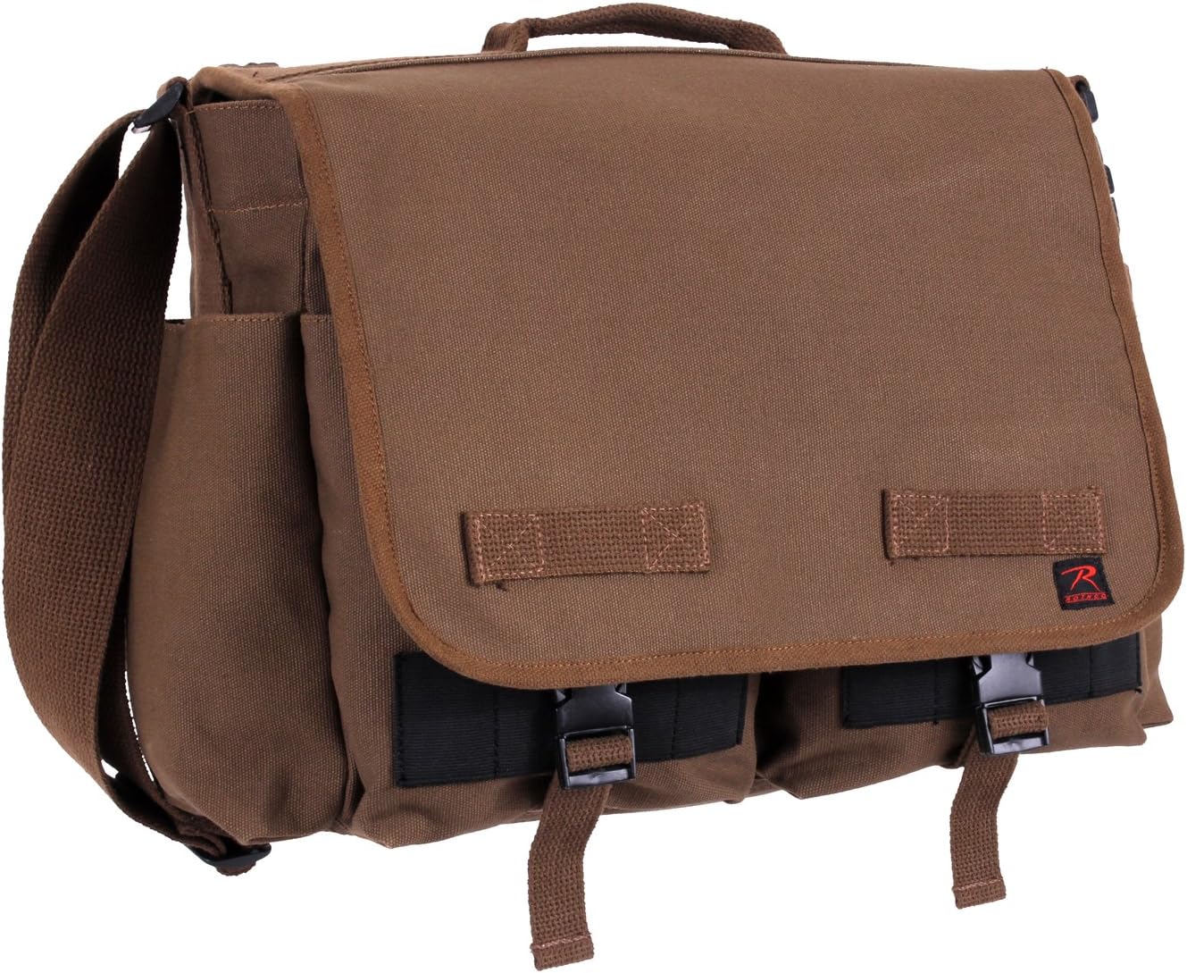 Rothco Concealed Carry Messenger Bag Crossbody Shoulder Bag, Earth Brown