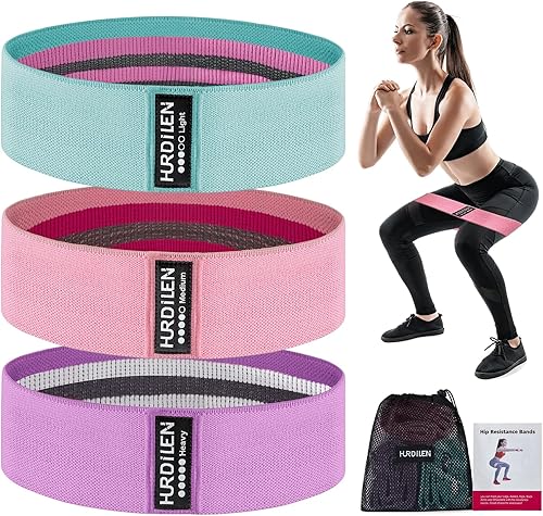 Bandas de resistencia para entrenamiento, bandas de entrenamiento de ejercicio para mujeres y hombres, bandas elásticas de 3 niveles para ejercicio