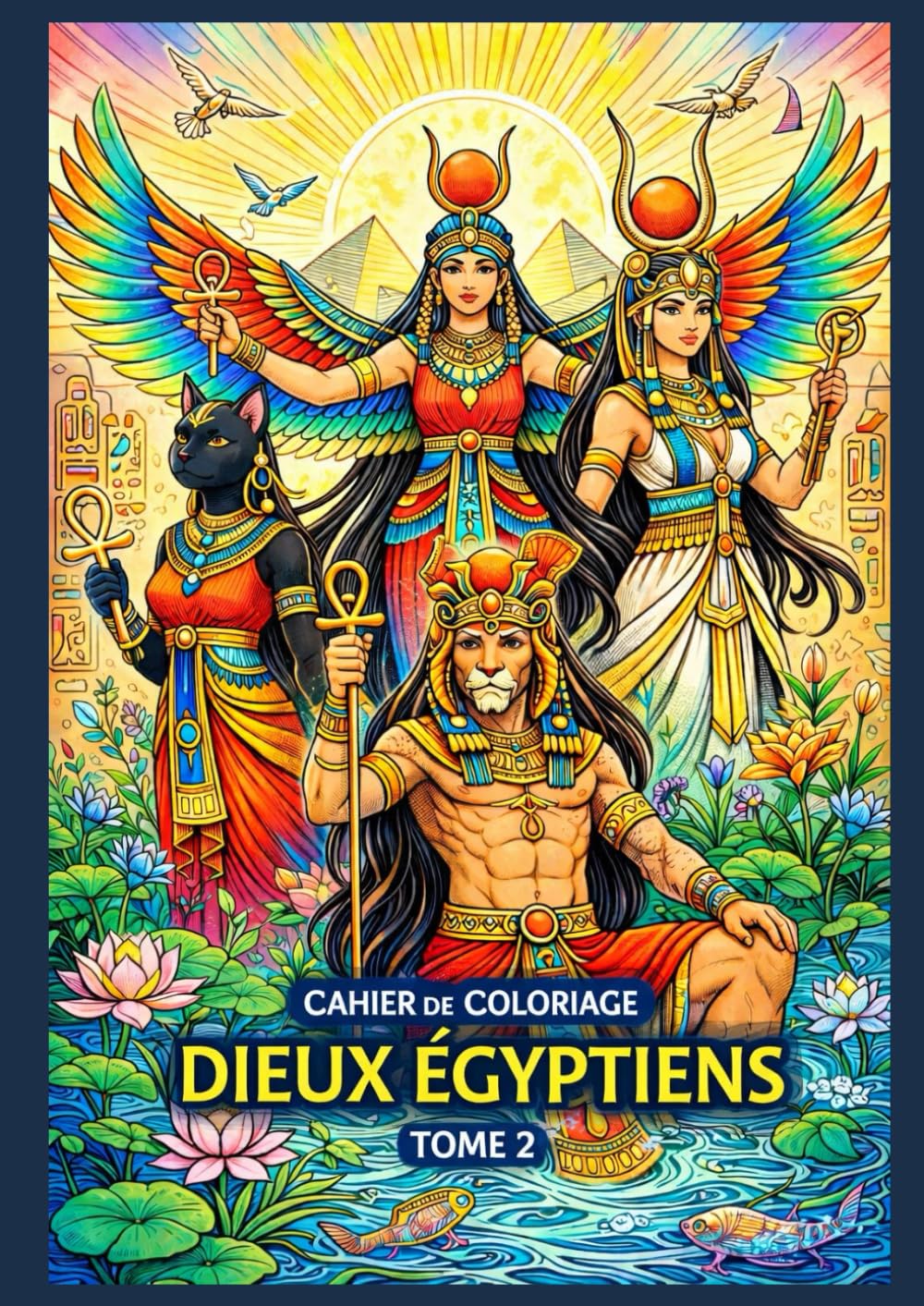 Cahier de Coloriage: Dieux Egyptiens Tome 2