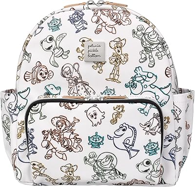 Petunia Pickle Bottom Mini Backpack | Diaper Bag Backpack for Parents | Stylish Bag and Organizer | Comfortable, Spacious, and Sleek Backpack for On The Go Moms and Dads| Disney & Pixar Playday