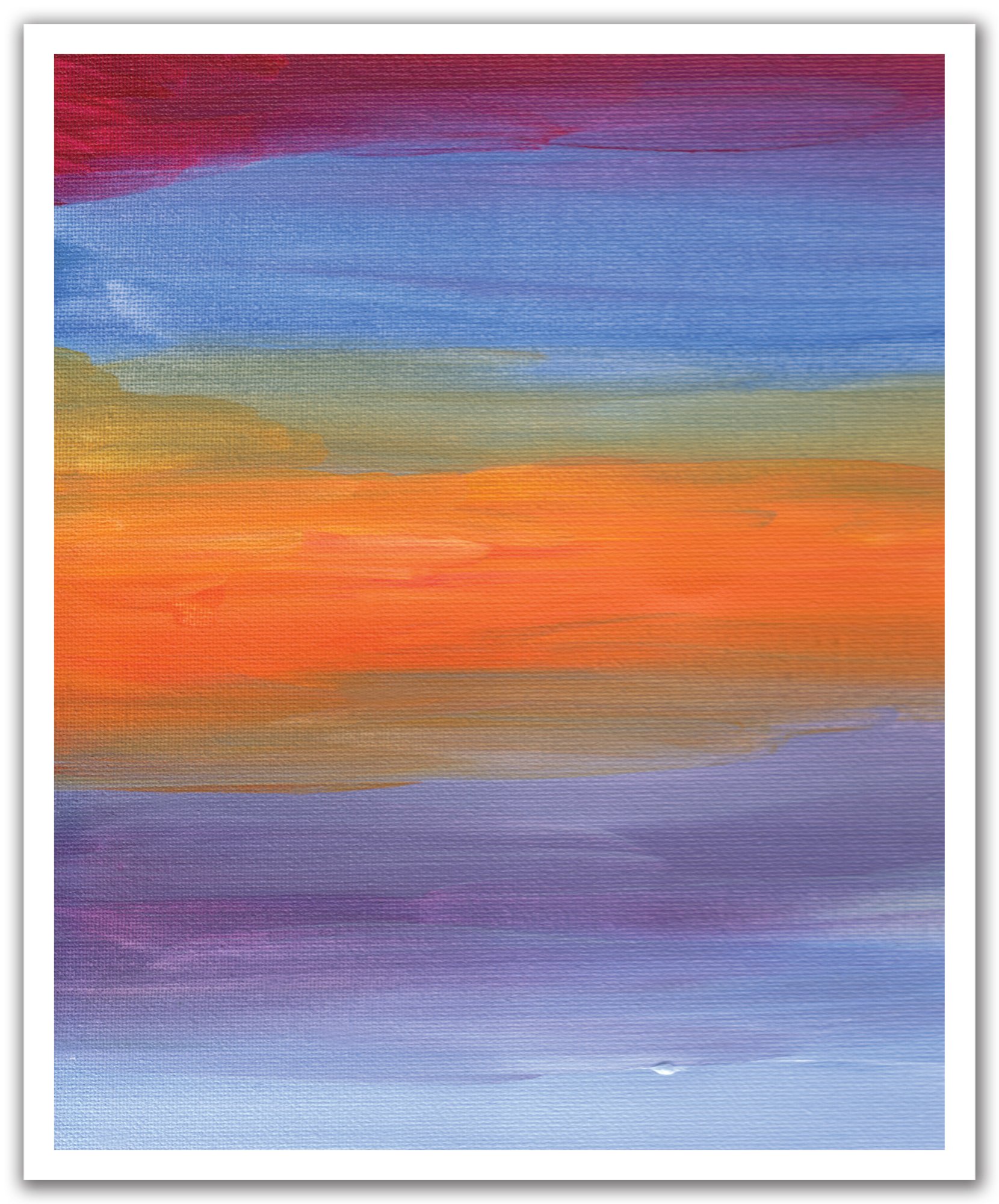 JP London POSLT0015 uStrip Lite Removable Wall Decal Sticker Mural Tonal Zen Night Painting, 19.75-Inch x 24-Inch