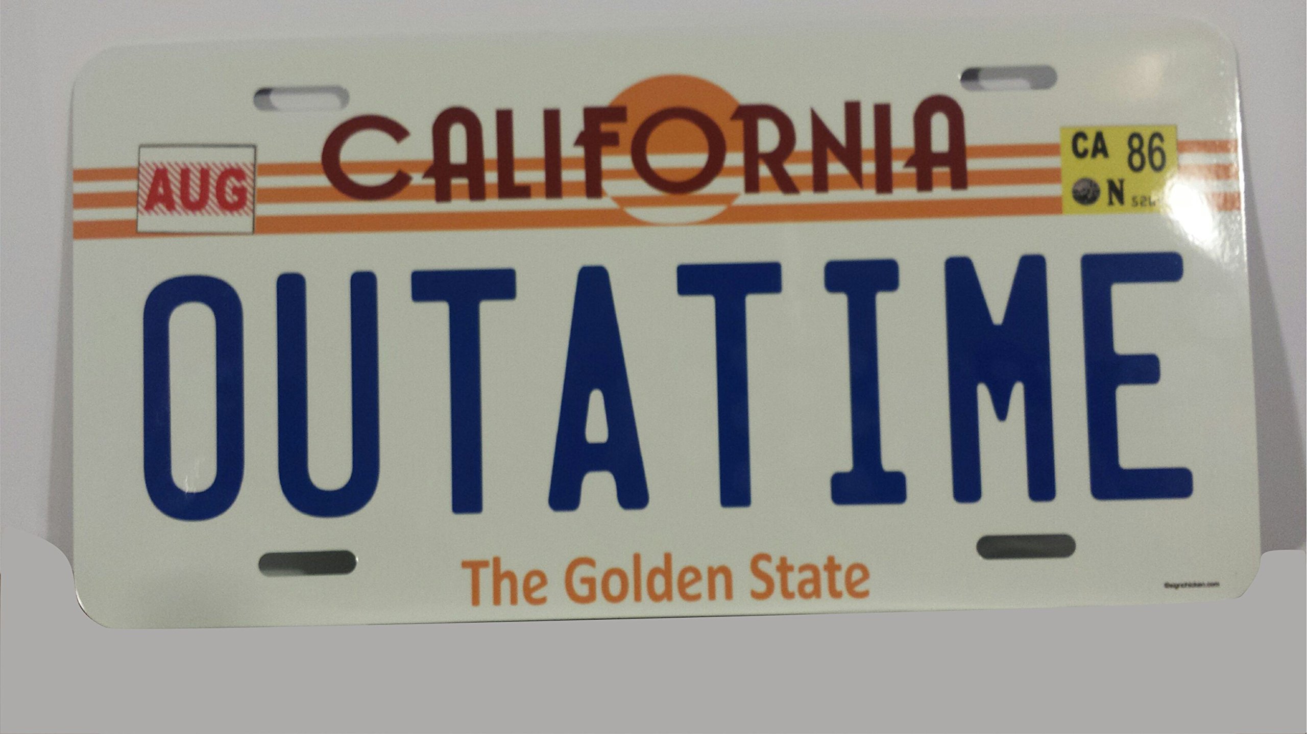 OUTATIME - Back To The Future replica license plate