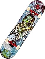 Vista 8 de Punisher - Patineta completa para niños con rodamientos ABEC-7 de arce canadiense ABEC-7 de 31.5 x 7.75 pulgadas