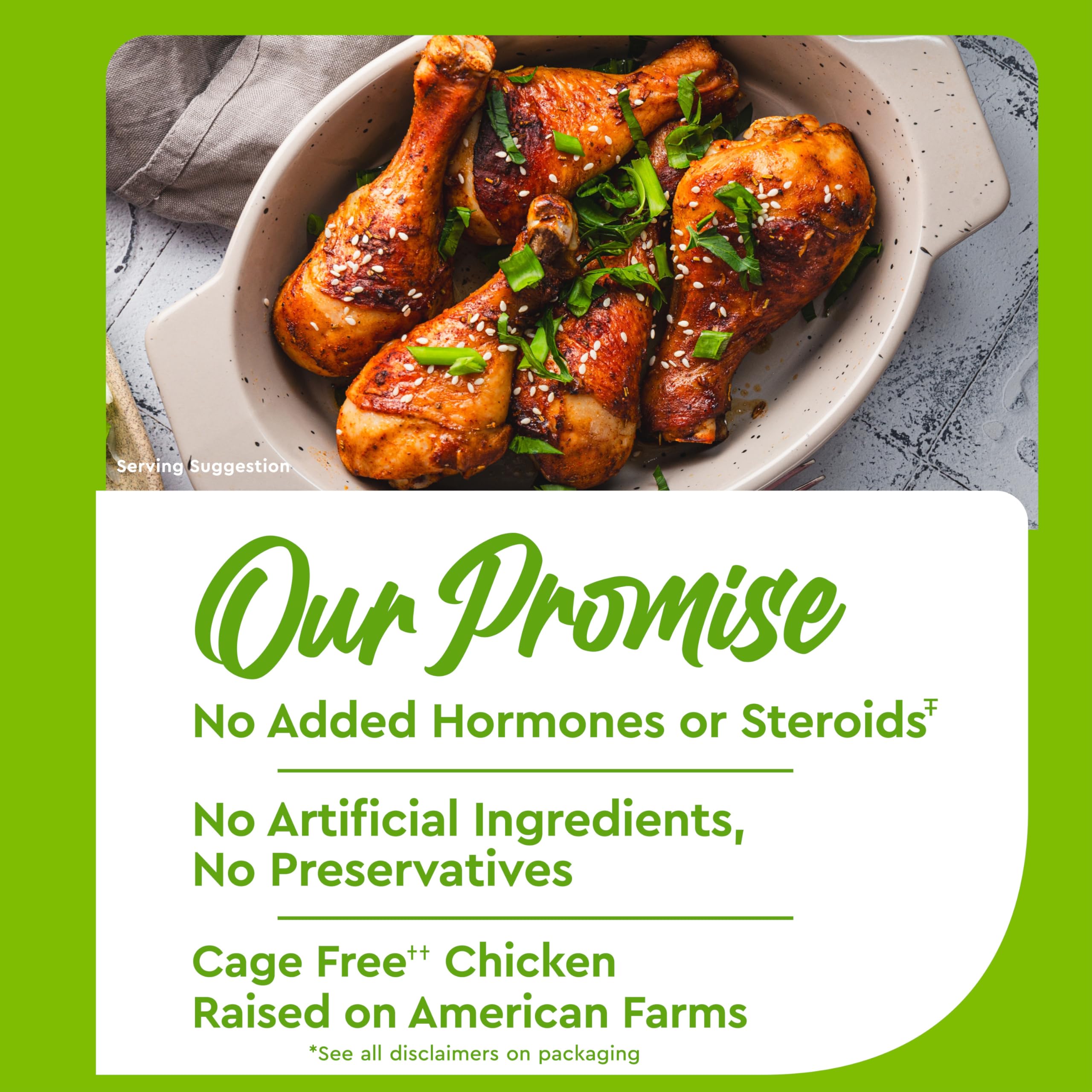 Just Bare Natural Fresh Chicken Drumsticks Family Pack No Antibiotics Ever Bone-In 2 25 LB — view 6