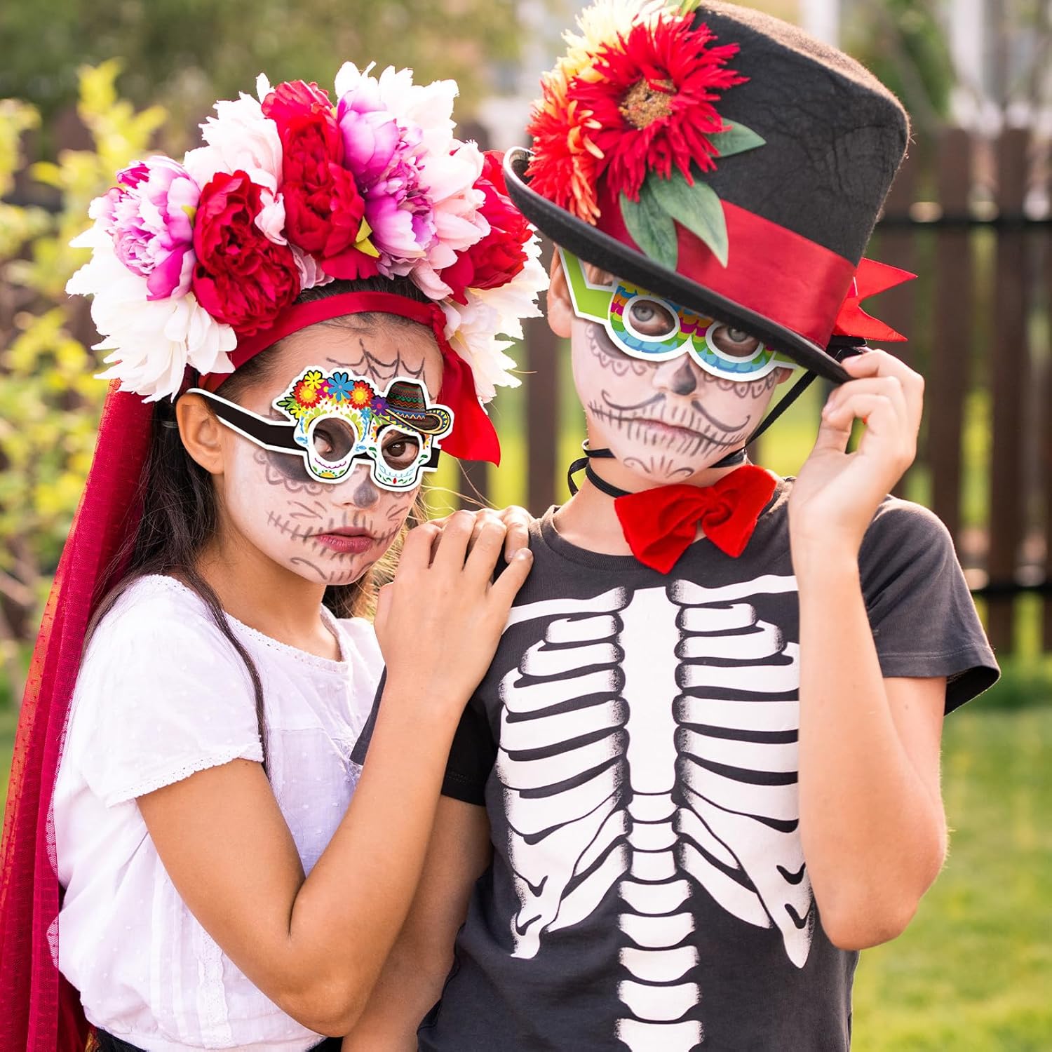 16 Pieces Cinco de Mayo Fiesta Paper Glasses, Colorful Mexican-Themed Eyewear with Sombrero, Cactus Designs for Holiday Photo Booth Props, Party Favors, and Taco Night Accessories for Adults and Kids - Image 7