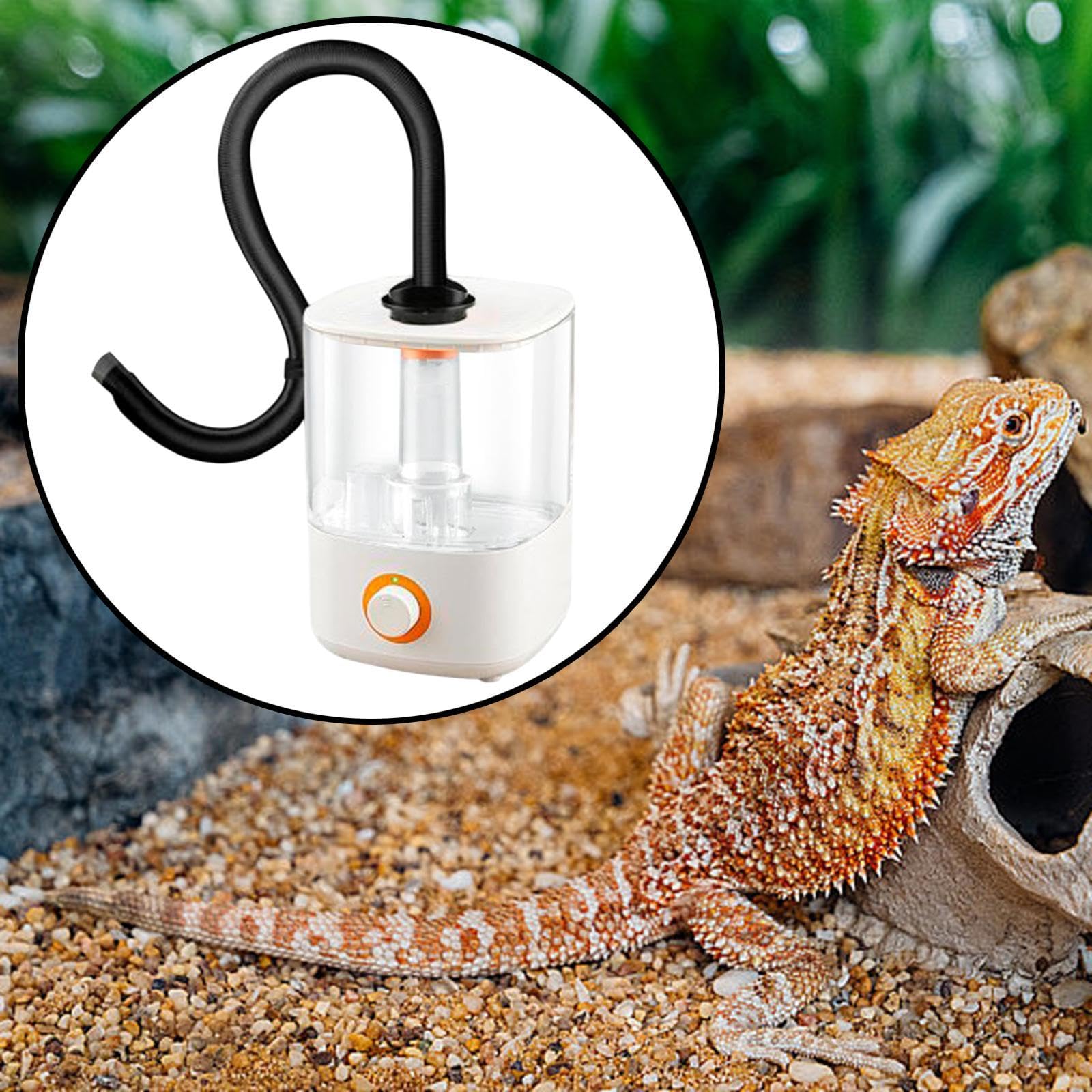 Reptile Humidificador con Tanque de Agua Grande Y Extensible Máquina de Niebla Silenciosa para Reptiles Y Tortugas Automático Adecuad