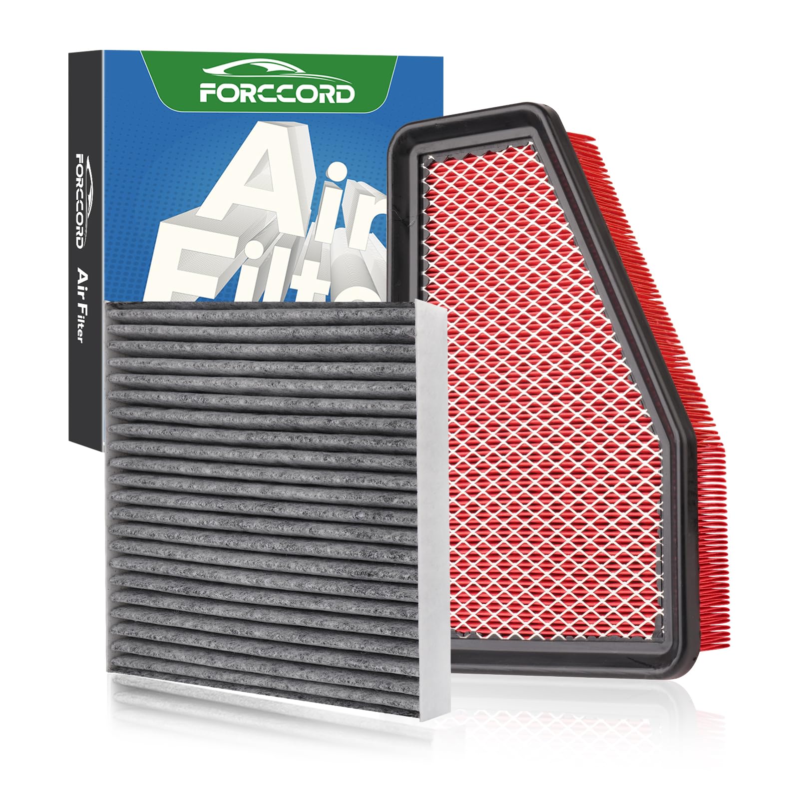 Engine Air Filter &amp; Cabin Air Filter Fit for Cherokee 2019-2020 L4 2.4L, Cherokee 2019-2020 V6 3.2L Activated Carbon Cabin Filter Replace#CF12307 68245310AA Car Accessories