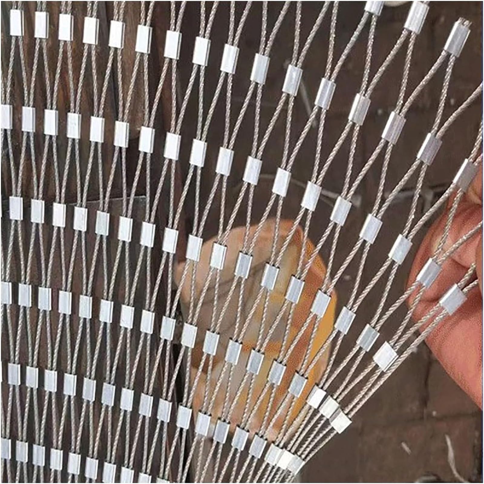 Flexibles Sicherheitsnetz aus Maschenseil(B,Mesh 7cm)