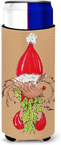 Vista 15 de Caroline's Treasures 8137LITERK Mardi Gras Fleur de lis Nation Botella de vino Hugger Botella Enfriador de Frigorífico Funda Abrazador Lavable a