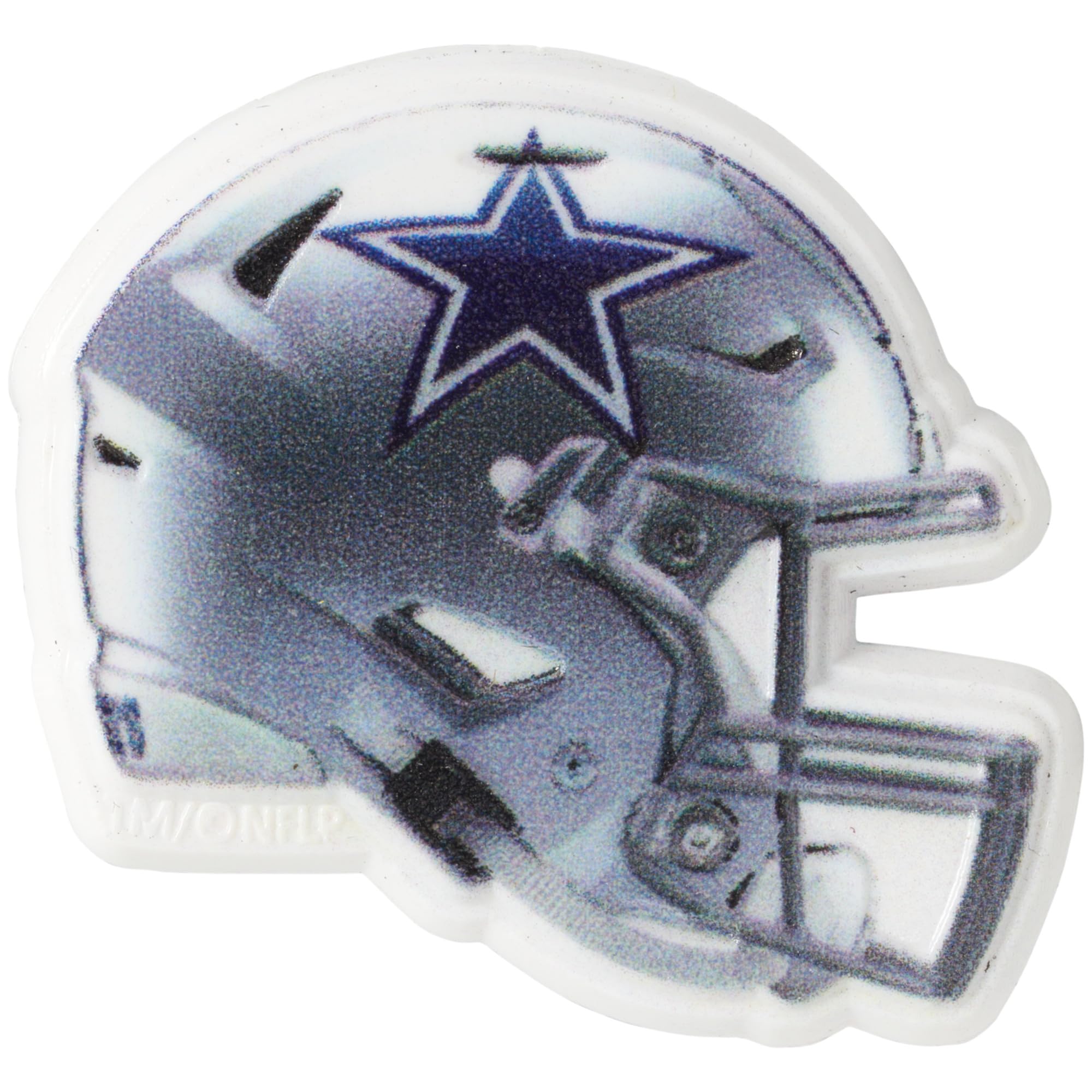 DecoPac NFL Dallas Cowboys Helmet Rings, 24 Football Cupcake Decorations, Officially Licensed, Football Rings, Food Safe Cake Toppers – 24 Pack : Toys & Games