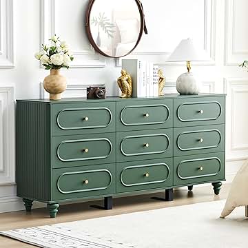 emerald green dresser Emerald Green Bedroom Dresser Set – VillelasCo Furniture main image 1