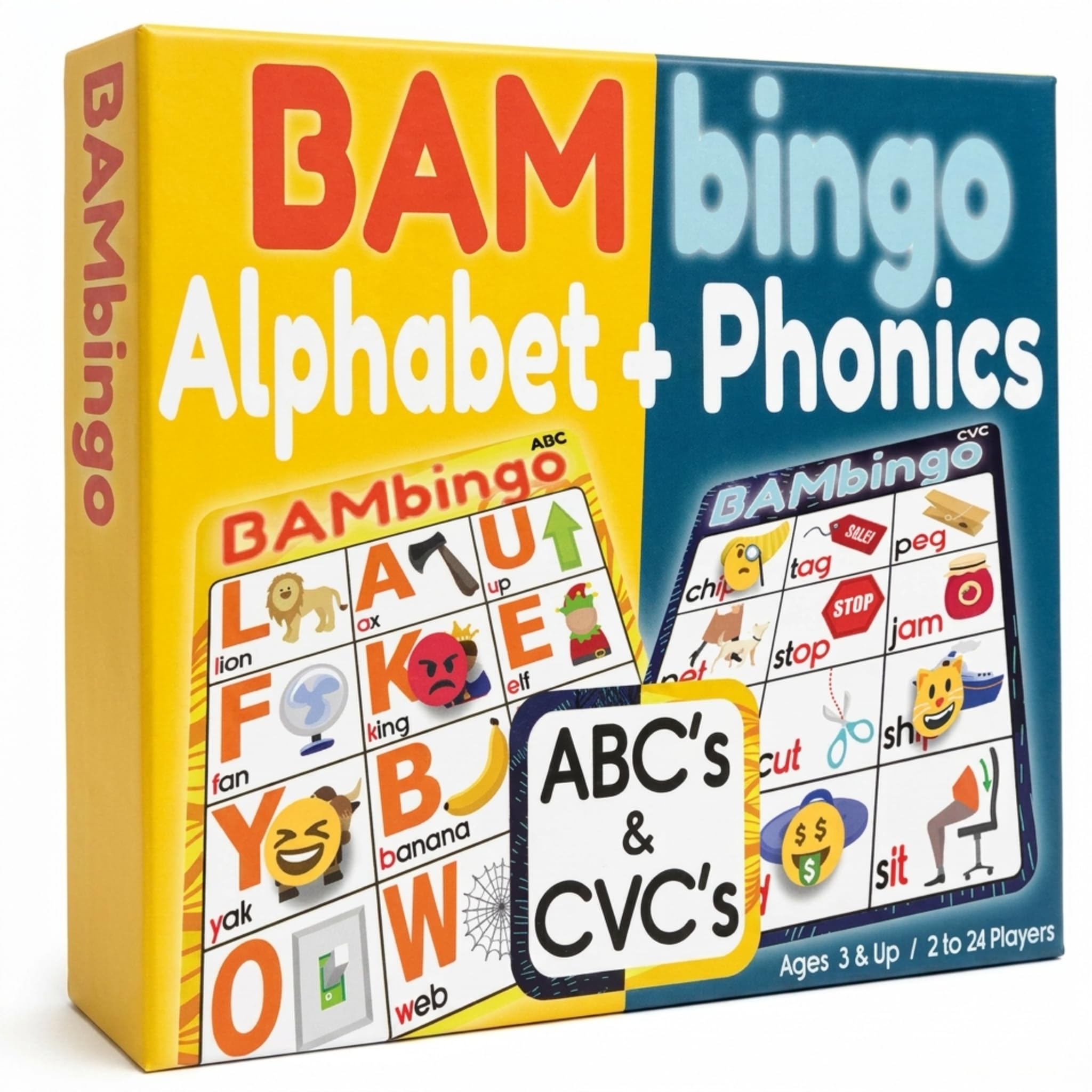 The Bambino Tree BAMBIngo Alphabet and Phonics Bingo Game