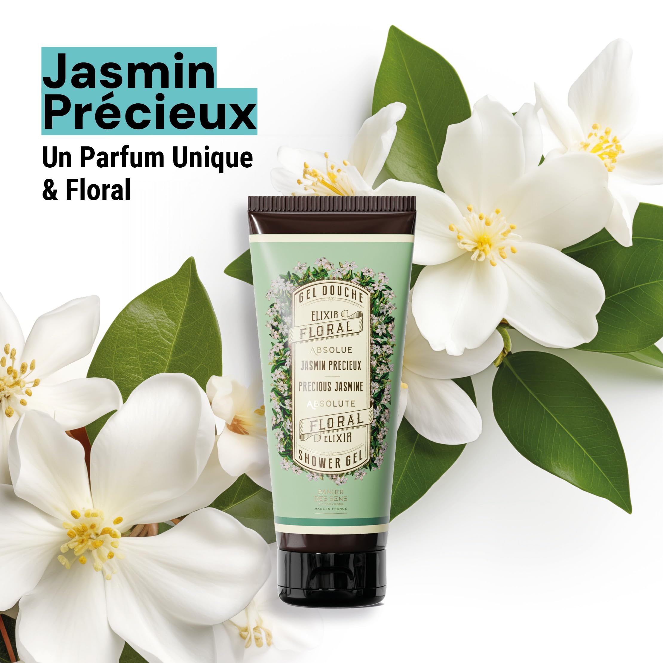 Panier des Sens, Jasmine Shower Gel, Body Wash for Women & Men, With Olive Oil - Image 3