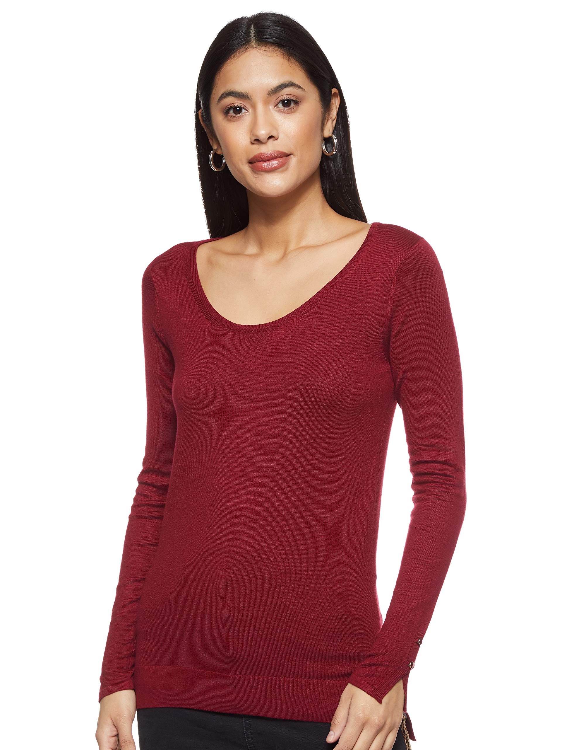 Encuentro Women's Round Neck Top, Thai Orquid, Small