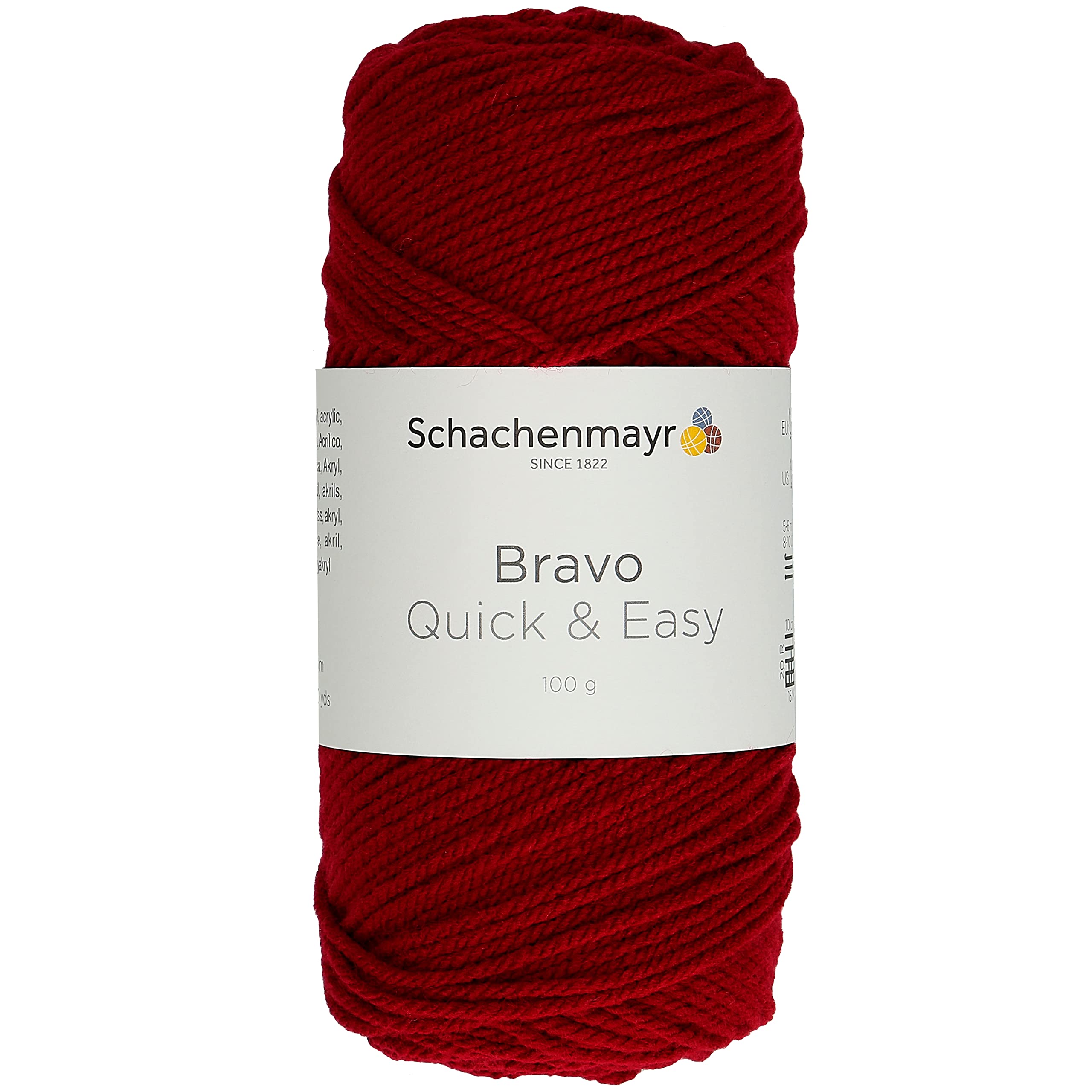SchachenmayrBravo Quick&Easy, 100G weinrot Handknitting Yarns