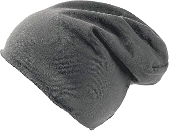 Atlantis Brooklin Raw Edge Jersey Beanie One Size Dark Gray