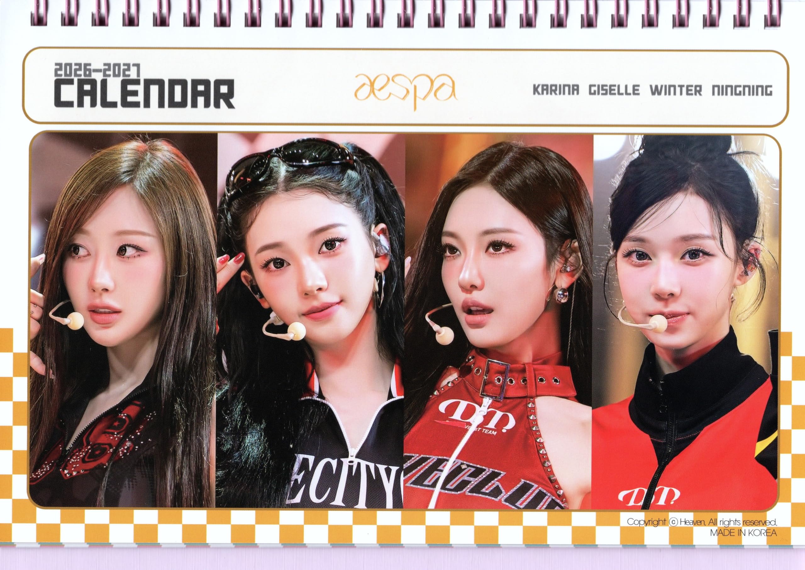 Amazon | aespa エスパ グッズ 卓上 カレンダー (写真集 カレンダー