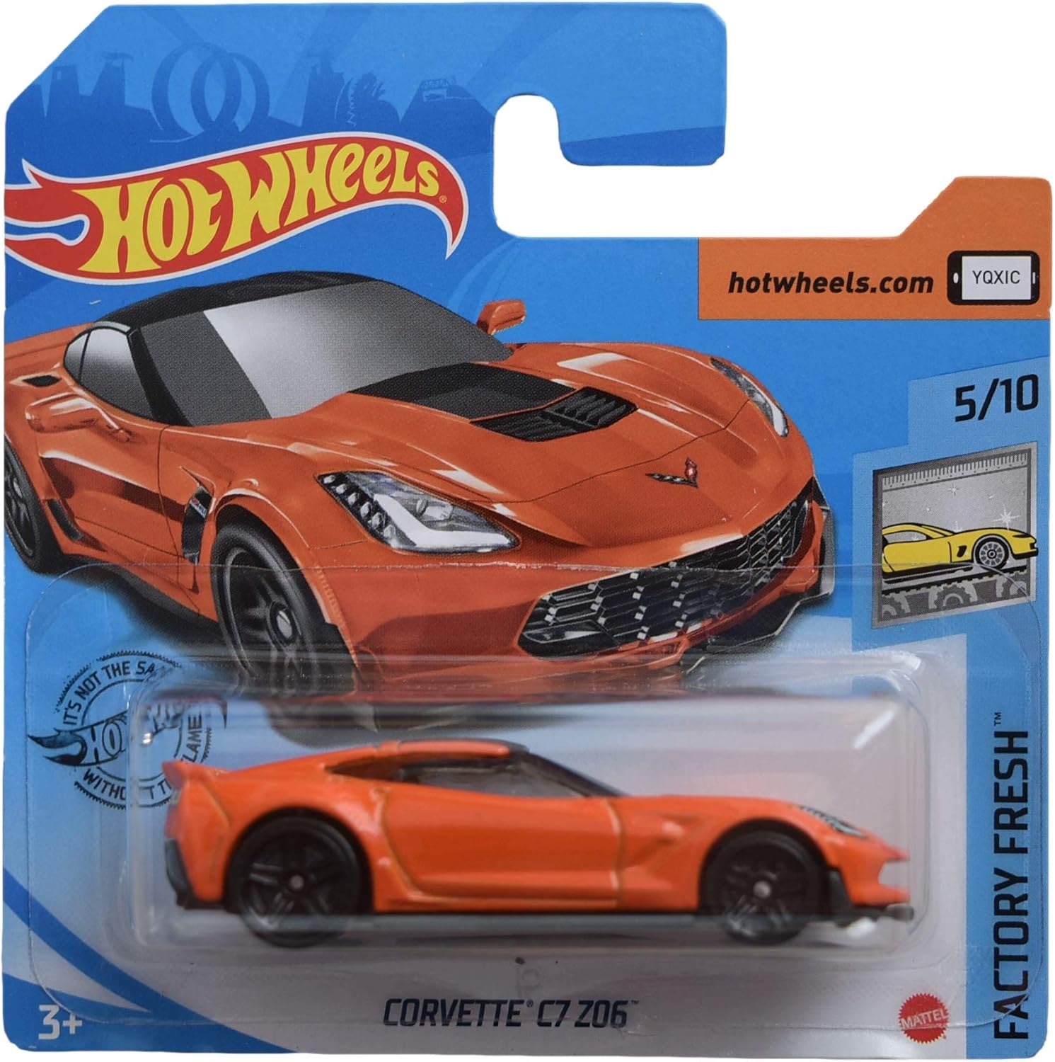 Hot Wheels Corvette C7 Z06, Factory Fresh 5/10 [Short Card]