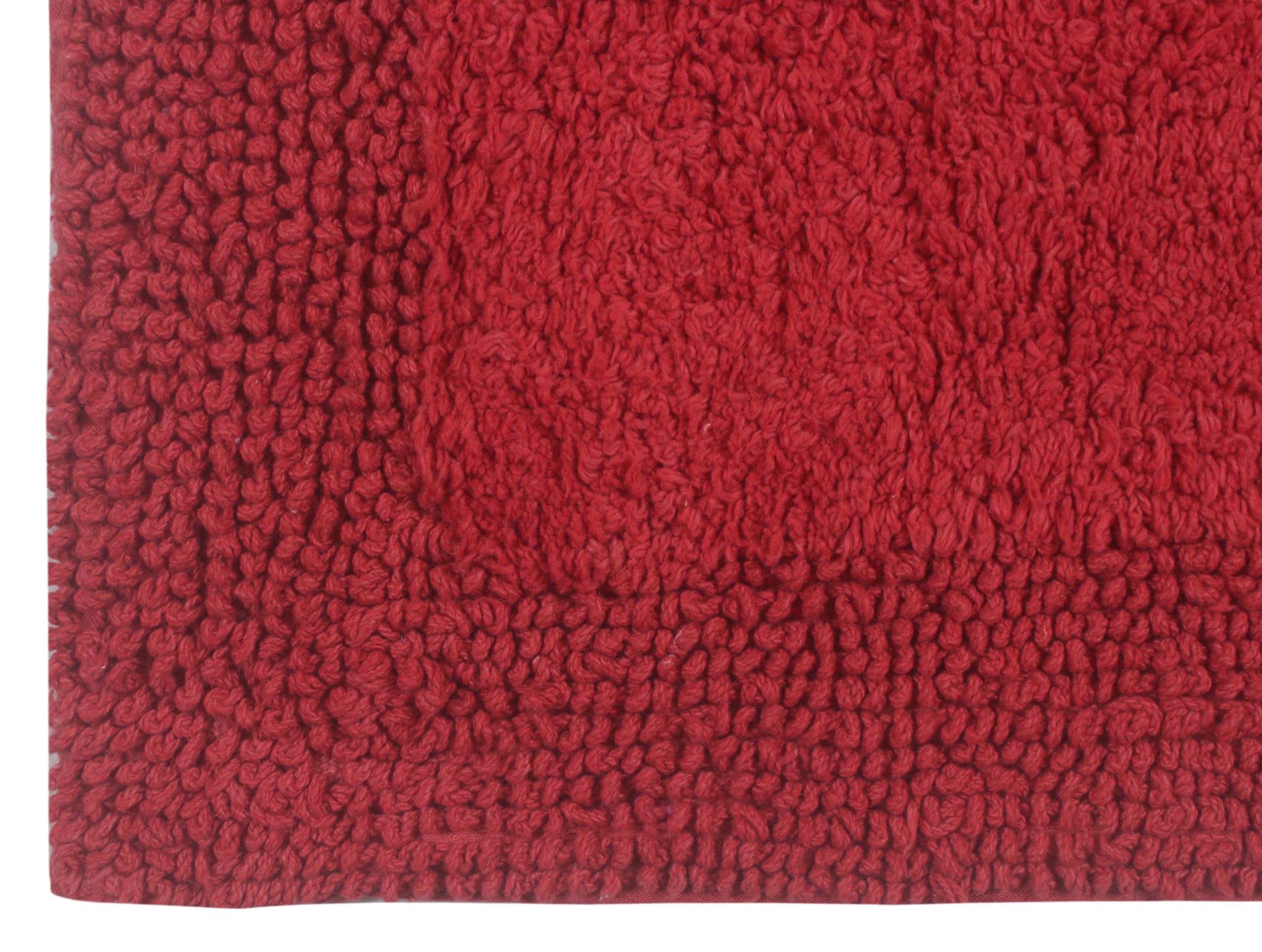 Home Weavers Luxury Collection - Juego de alfombras de baño 100 % de algodón reversibles, lavables, extra suaves y absorbentes, juego de alfombrillas de baño, antideslizantes, juego de 3 piezas con