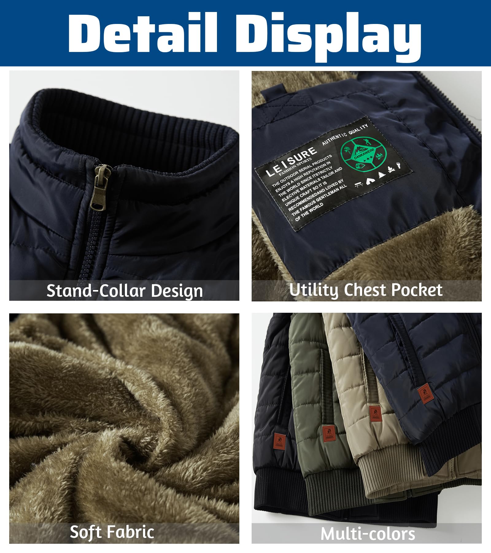 Gilet Invernale da Uomo in Pile da Pesca Giacca Senza Maniche Antivento Gilet per la Fotografia All'aperto con Tasche Multiple Giubbotto Imbottiti Trapuntato