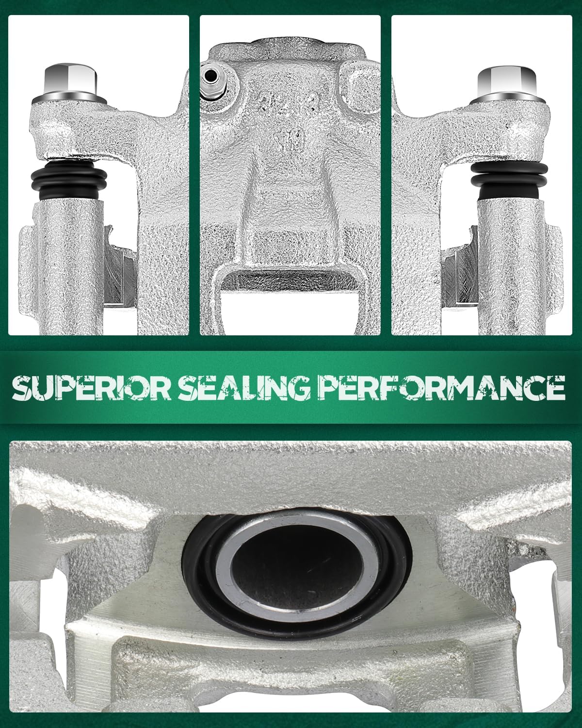 AUTOMUTO Rear Left & Right 19-B2780A 19-B2781A Disc Brake Calipers With Bracket For Nissan Altima 07-12, For Nissan Juke 11-17, For Nissan Maxima 07-08, For Nissan Sentra 11-12 14-16