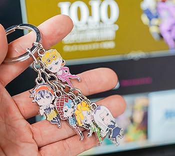 Amazon.co.jp: キーホルダー ジョジョの奇妙な冒険 ジョルノ