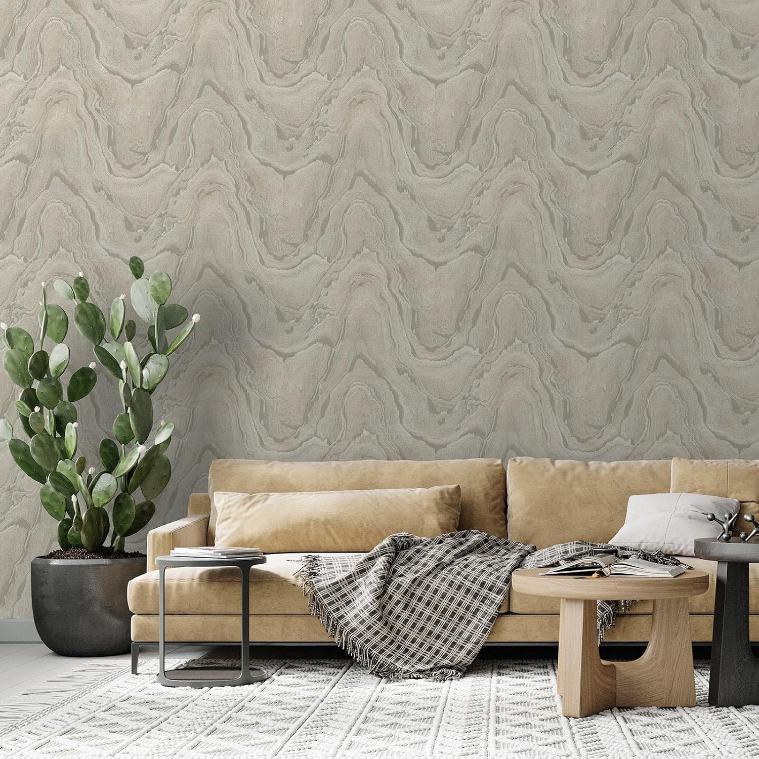Woodgrain Wallpaper Natural Muriva 199501