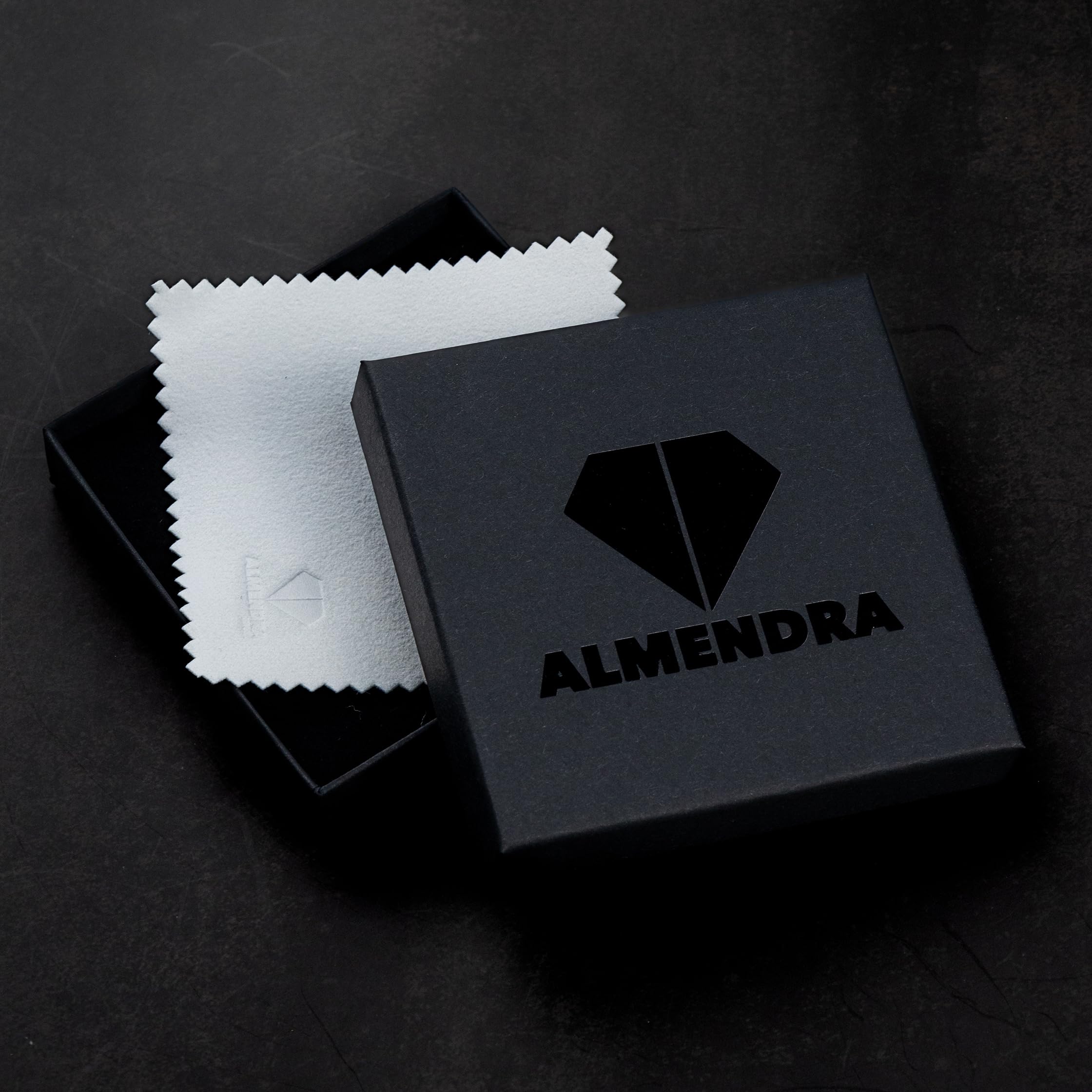ALMENDRA Bracciale da uomo personalizzato in acciaio inox a catena braccialetto con incisione da personalizzare nome scritta